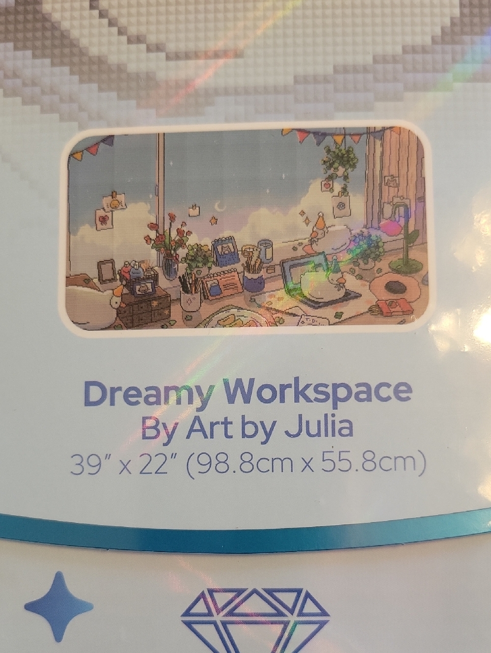 Diamond Art Club Kit - Dreamy Workspace, By Art By Julia